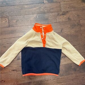 Old Navy Toddler 3T Colorblock Sweater - Orange, Tan, Navy